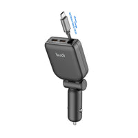 sky Budi CC605B PD 50W 3-Ports Fast Car Charger
