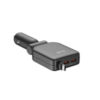 sky Budi CC605B PD 50W 3-Ports Fast Car Charger
