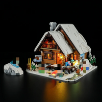 FunWhole F9041 Vintage House: Ski Cabin with 2187 Pieces
