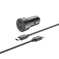 sky Budi CCO62RTTB PPS 33W Mini PD Car Charger with Type-C to C combo
