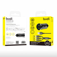 sky Budi CC627T3B 12W 2USB Car Charger with 3-in-1 Combo
