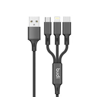 sky Budi CC627T3B 12W 2USB Car Charger with 3-in-1 Combo
