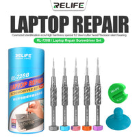 RELIFE RL-728B Magnetic-Absorbed Screwdriver Kit with Small Transparent Suction Cup for Notebook/Laptop Repair
