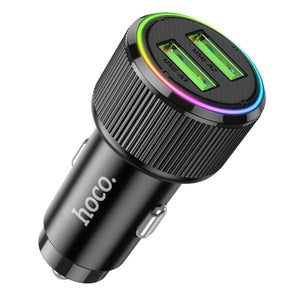 hoco NZ14 Guerrero 36W dual-port car charger - black