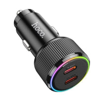 hoco NZ14B Guerrero PD50W(2C) car charger - black
