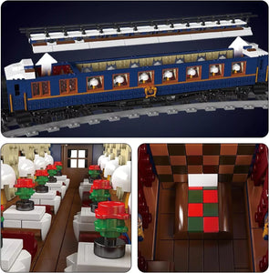 Mould King 12025 Orient Express-French Railways SNCF 231 Steam Locomotive lights