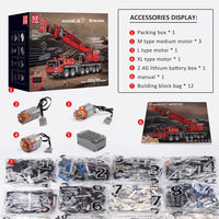 Mould King 17013 Mobile Cranes Building Blocks 4460 Pieces with Motor/APP Remote
