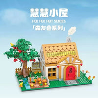 JIESTAR Small Angle JD034-JD036 three sets Animal Crossing Building Block 889 pcs
