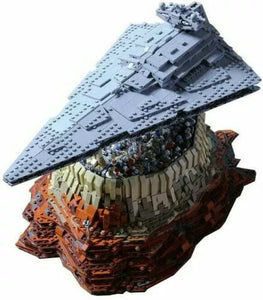 5162PCS Star Destroyer Empire Ship Over Jedha City Building Block Model New