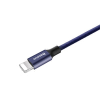 Baseus Yiven USB to Lightning Data Charging Cable for iPhone 1.2M -Navy
