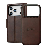 Hanman 2 in 1 Detachable Flip Leather Wallet Case With Magnetic Ring for iPhone 17 Pro / 18 Pro
