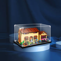 Display King - Acrylic display case with screw for LEGO® Simpsons house 71006
