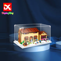 Display King - Acrylic display case with screw for LEGO® Simpsons house 71006
