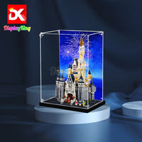 Display King - Acrylic display case for Lego The Disney Castle 71040 3mm Thickness dust-Free and Crystal Clear Display case with Screw