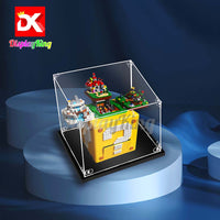 Display King -Acrylic display case with screw for LEGO® Super Mario 64 Question Mark 71395
