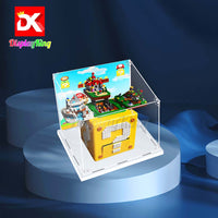 Display King -Acrylic display case with screw for LEGO® Super Mario 64 Question Mark 71395
