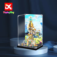 Display King - Acrylic display case with screw for LEGO® The Sandman's Tower 71477
