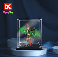 Display King -Acrylic display case with screw for LEGO® The Guardian Dragon 71847
