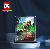 Display King -Acrylic display case with screw for LEGO® The Guardian Dragon 71847
