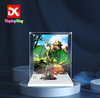Display King -Acrylic display case with screw for LEGO® The Guardian Dragon 71847
