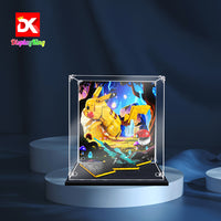 Display King -Acrylic display case with screw for LEGO® ikachu and Poke Ball 72152
