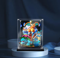 Display King -Acrylic display case with screw for LEGO® Venusaur,Charizard and Blastoise 72153
