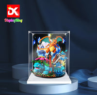 Display King -Acrylic display case with screw for LEGO® Venusaur,Charizard and Blastoise 72153
