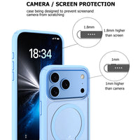 Dual Color Shockproof Transparent Case Cover With Magnetic Ring for iPhone 17 Pro / 18 Pro

