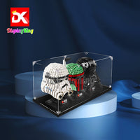 Display King - Acrylic display case with screw for LEGO® Star Wars helmets 75274+75276+76277