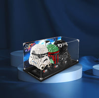 Display King - Acrylic display case with screw for LEGO® Star Wars helmets 75274+75276+76277
