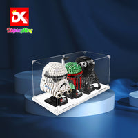 Display King - Acrylic display case with screw for LEGO® Star Wars helmets 75274+75276+76277
