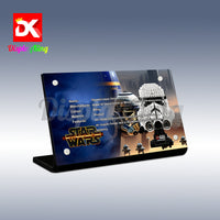 Display King - Acrylic display plaque for Lego Stormtrooper Helmet 75276
