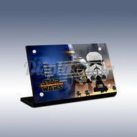 Display King - Acrylic display plaque for Lego Stormtrooper Helmet 75276
