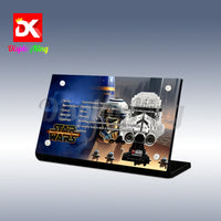 Display King - Acrylic display plaque for Lego Stormtrooper Helmet 75276
