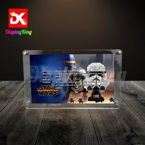 Display King - Acrylic photo frame for Lego Stormtrooper Helmet 75276