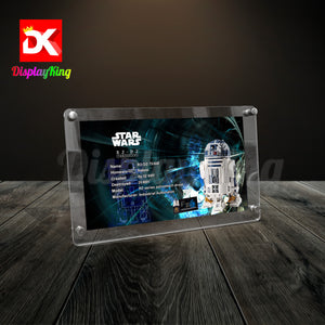 Display King - Acrylic photo frame for Lego Star Wars R2-D2 75308