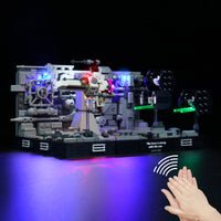 Brick Shine  GC Light Kit for LEGO® Death Star Trench Run Diorama 75329
