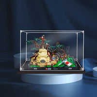 Display King -Acrylic display case with screw for LEGO® Dagobah Jedi Training Diorama 75330