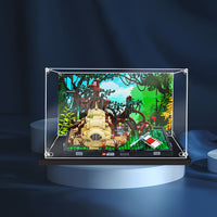 Display King -Acrylic display case with screw for LEGO® Dagobah Jedi Training Diorama 75330