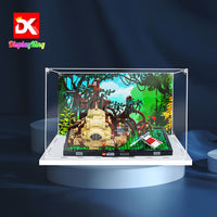 Display King -Acrylic display case with screw for LEGO® Dagobah Jedi Training Diorama 75330