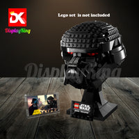 Display King - Acrylic photo frame for Lego Dark Trooper Helmet 75343
