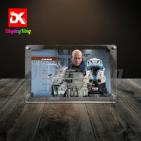 Display King - Acrylic photo frame for Lego Captain Rex Helmet 75349
