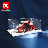 Display King - Acrylic display case for LEGO® Coruscant Guard Gunship 75354 3mm Thickness dust-Free and Crystal Clear Display case with Screw
