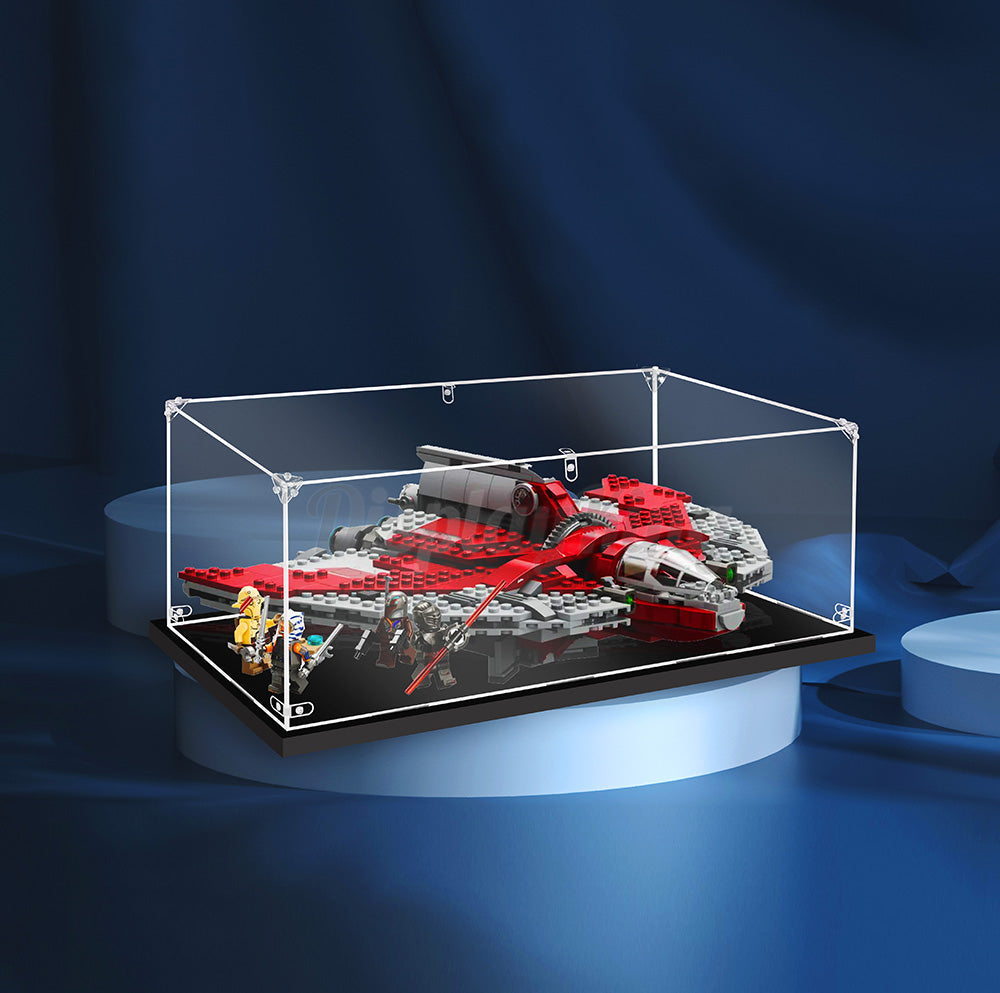 Display King - Acrylic  display case with screw for LEGO® Ahsoka Tano's T-6 Jedi shuttle 75362