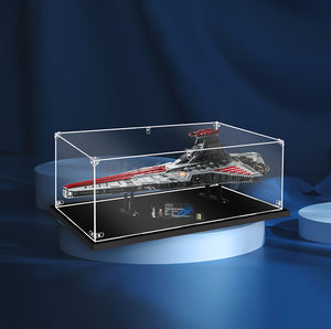 Display King - Acrylic display case with screw for LEGO® Venator-Class Republic Attack Cruiser 75367