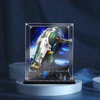 Display King -Acrylic display case with screw for LEGO® Jango Fett's Firespray-Class Starship 75409
