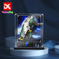 Display King -Acrylic display case with screw for LEGO® Jango Fett's Firespray-Class Starship 75409
