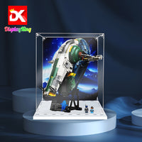 Display King -Acrylic display case with screw for LEGO® Jango Fett's Firespray-Class Starship 75409
