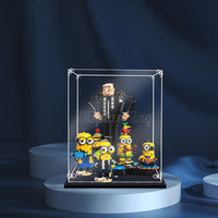 Display King -Acrylic display case with screw for LEGO® Brick-Built Gru and Minions 75582
