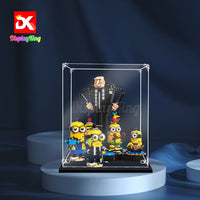 Display King -Acrylic display case with screw for LEGO® Brick-Built Gru and Minions 75582
